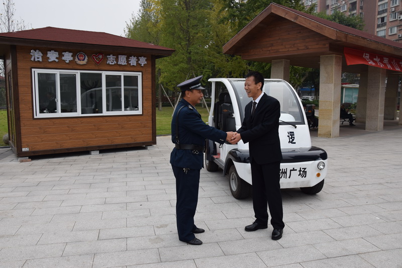 公司領導了解保安工作情況